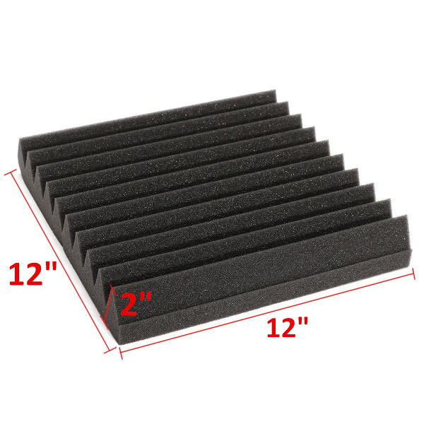 6Pcs-30x30x5CM-Soundproofing-Acoustic-Wedge-Foam-Tiles-Wall-Panels-1088421-8