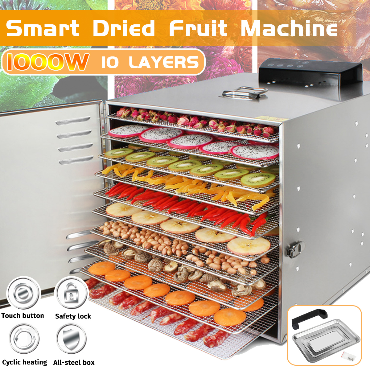Food-Dehydrator-220V-1000W-Stainless-Steel-Yogurt-Fruit-Dryer-USEUAU-Plug-1759407-1