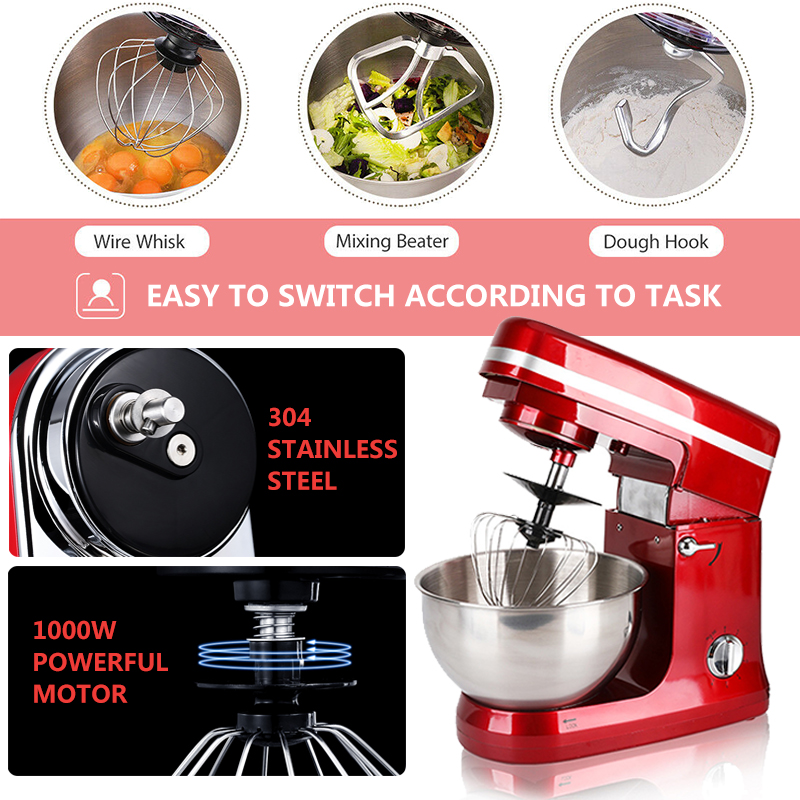 1000W-5L-Multifunctional-Electric-Food-Stand-Blender-Mixer-Kneading-Dough-Machine-6-Speed-Tilt-Head--1725533-2