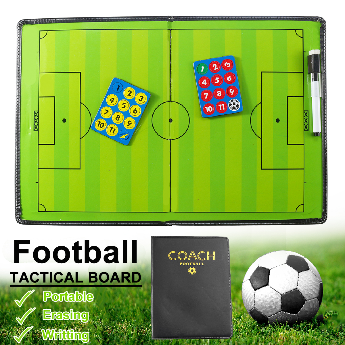44x32cm-Foldable-Magnetic-Coaching-Training-Board-Tactical-Soccer-Football-Teaching-Kit-1630350-1