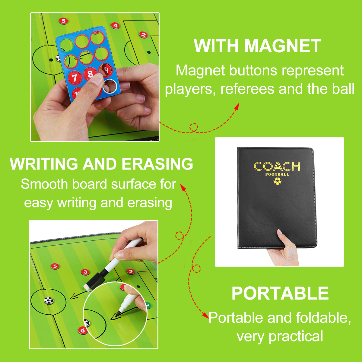 44x32cm-Foldable-Magnetic-Coaching-Training-Board-Tactical-Soccer-Football-Teaching-Kit-1630350-3