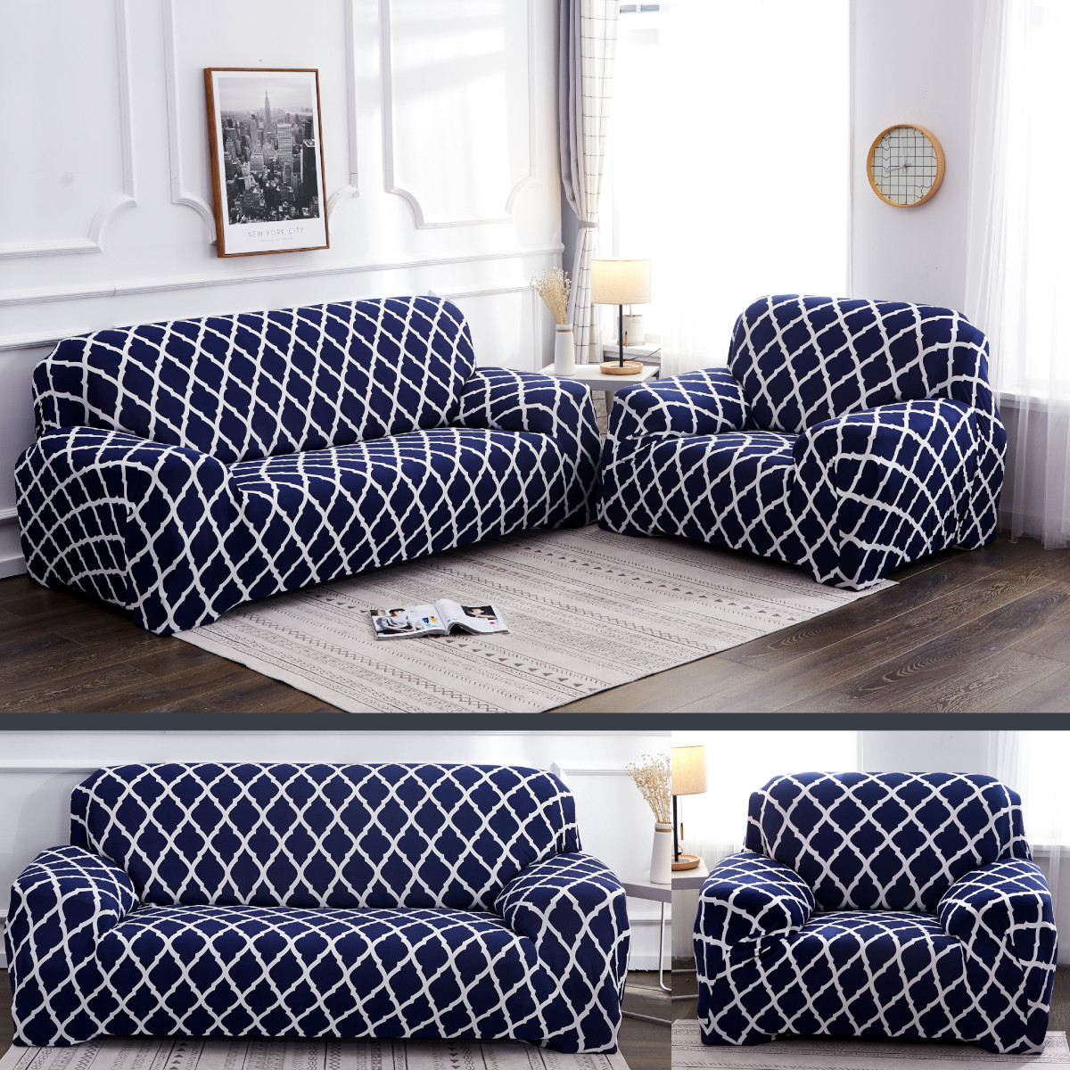 1234-Seater-Elastic-Sofa-Covers-Slipcover-Settee-Stretch-Floral-Couch-Protector-Chair-Covers-1499494-2