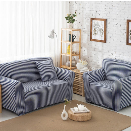 Cotton-Striped-Sofa-Chair-Covers-Stretch-Tight-Wrap-Slip-resistant-Elastic-Couch-Protector-Slipcover-1343604-3