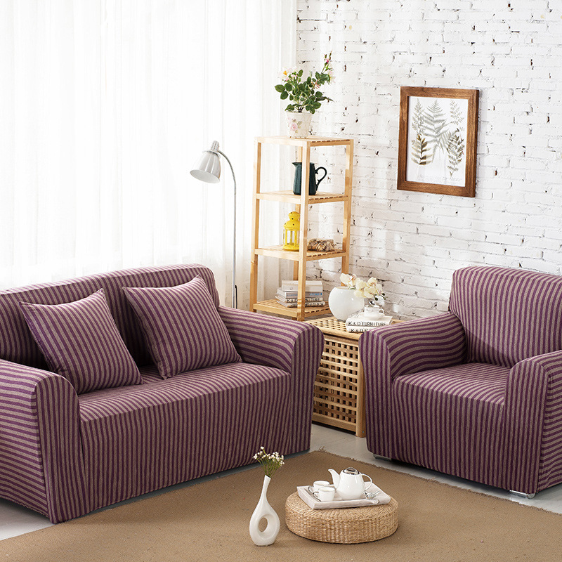 Cotton-Striped-Sofa-Chair-Covers-Stretch-Tight-Wrap-Slip-resistant-Elastic-Couch-Protector-Slipcover-1343604-6