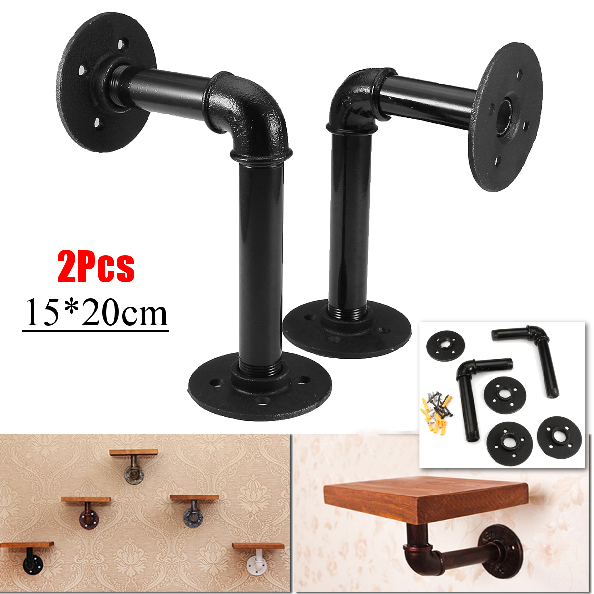 2Pcs-6-Inch-Vintage-Pipe-Shelf-Bracket-Black-Industrial-Rustic-Iron-Pipe-for-DIY-Shelf-Wall-1154831-1