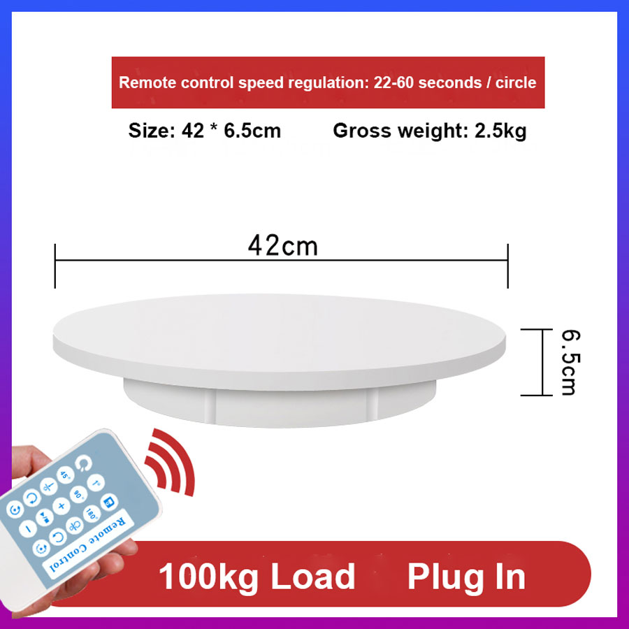 42cm-Diameter-Electric-Display-Stand-Intelligent-Remote-Control-Rotating-Table-Live-Shooting-And-Dis-1841112-5