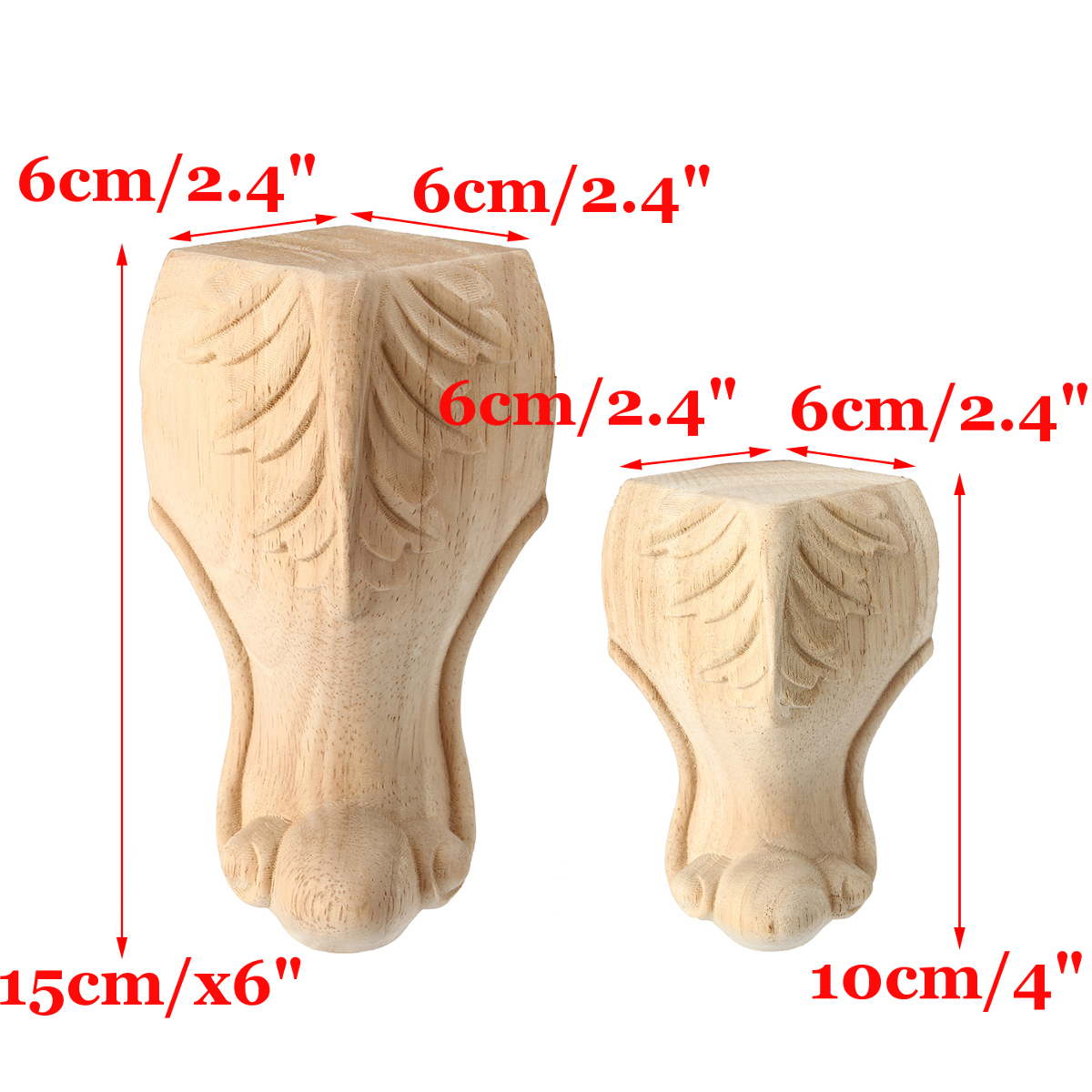 4Pcs-1015cm-European-Solid-Wood-Applique-Carving-Furniture-Foot-Legs-Unpainted-Cabinet-Feets-Decal-1322685-5