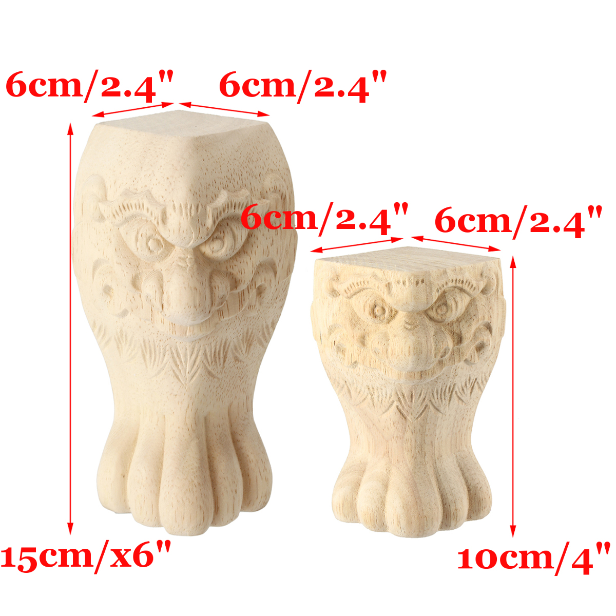 4Pcs-1015cm-European-Solid-Wood-Carving-Furniture-Foot-Legs-Unpainted-Cabinet-Feets-Wood-Decal-1322664-4