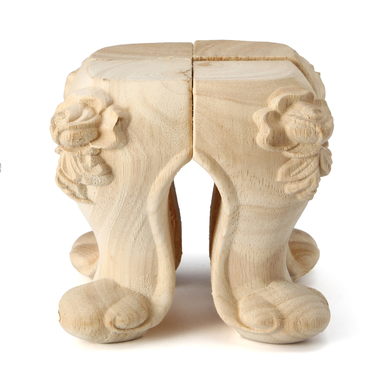 4Pcs-1015cm-European-Solid-Wood-Carving-Furniture-Foot-Legs-Unpainted-Cabinet-Sofa-Seat-Feets-1322911-3