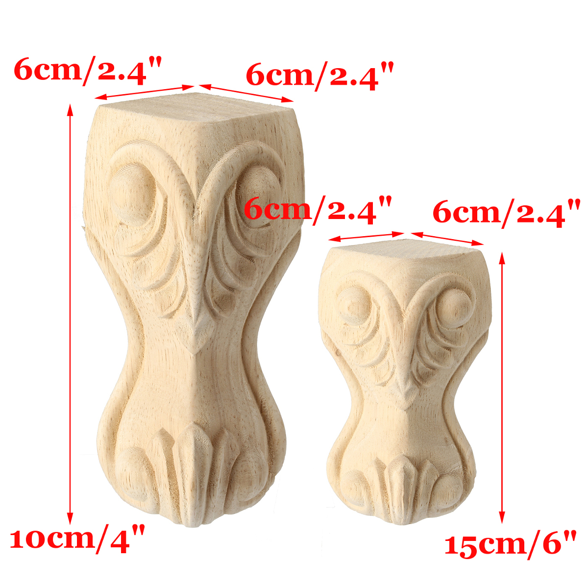 4Pcs-1015cm-European-Solid-Wood-Carving-Furniture-Foot-Legs-Unpainted-Table-Cabinet-Feets-1322663-4