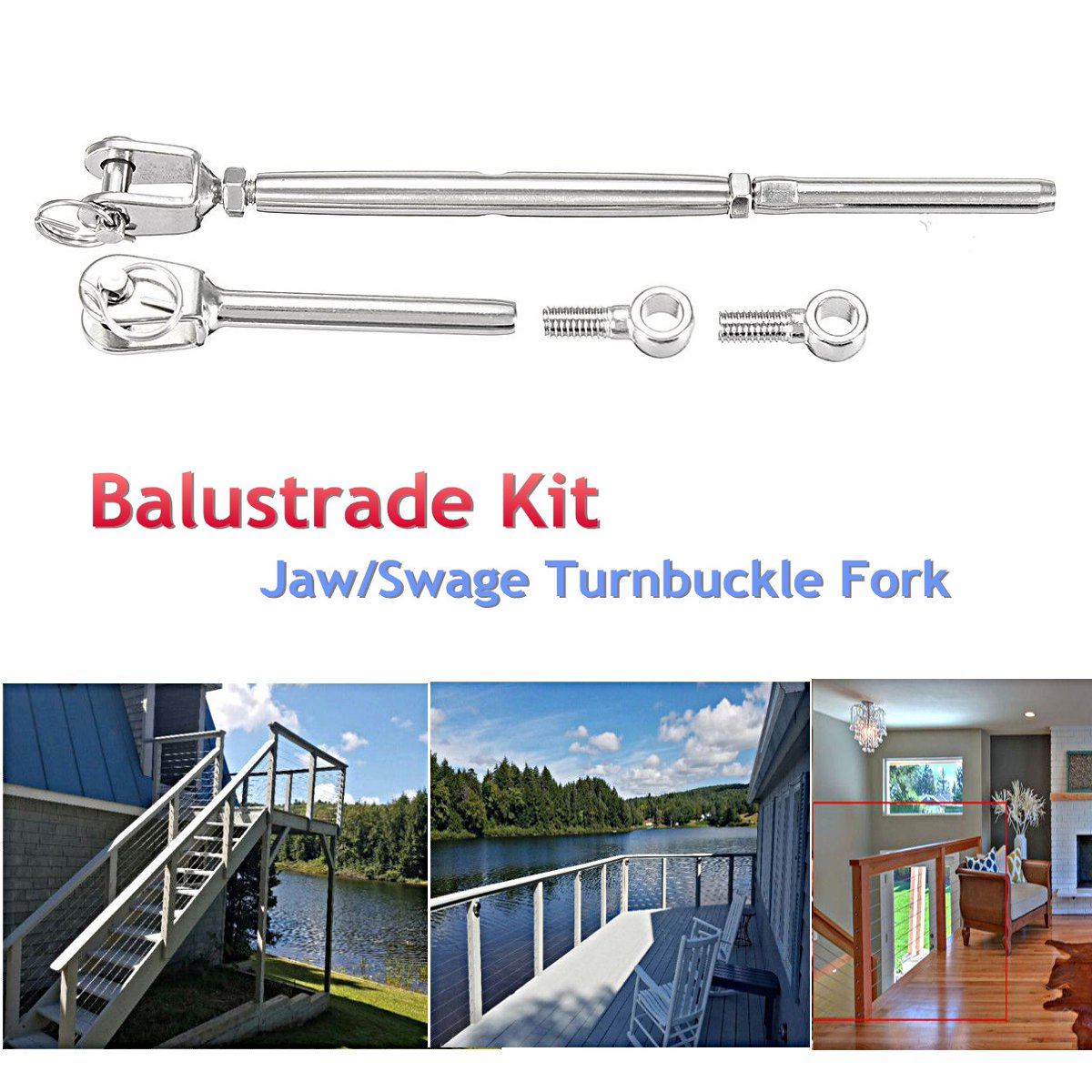 Steel-Wire-Rope-Balustrade-Kit-Jaw-Swage-Fork-Eye-Bolt-Terminal-Turnbuckle-Saddle-1320394-1