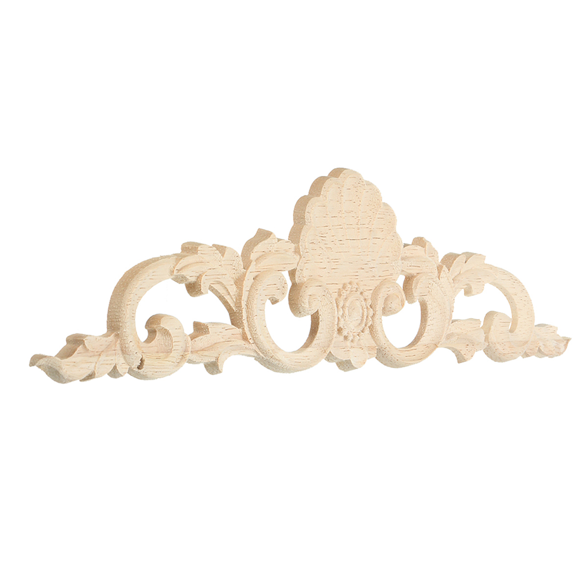 Wood-Carved-Long-Applique-Unpainted-Flower-Door-Decoration-1139157-4