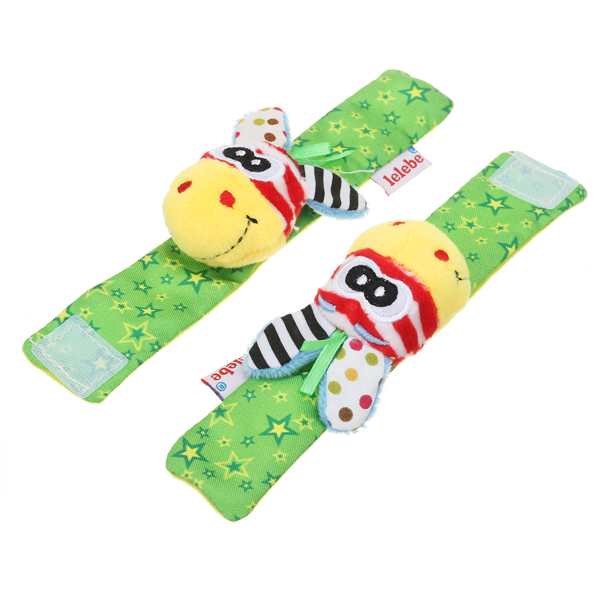 2PCS-Baby-Multi-Style-Cute-Wrist-Rattle-Wrist-Strap-Novelties-Toys-for-Kids-Gift-1636897-2