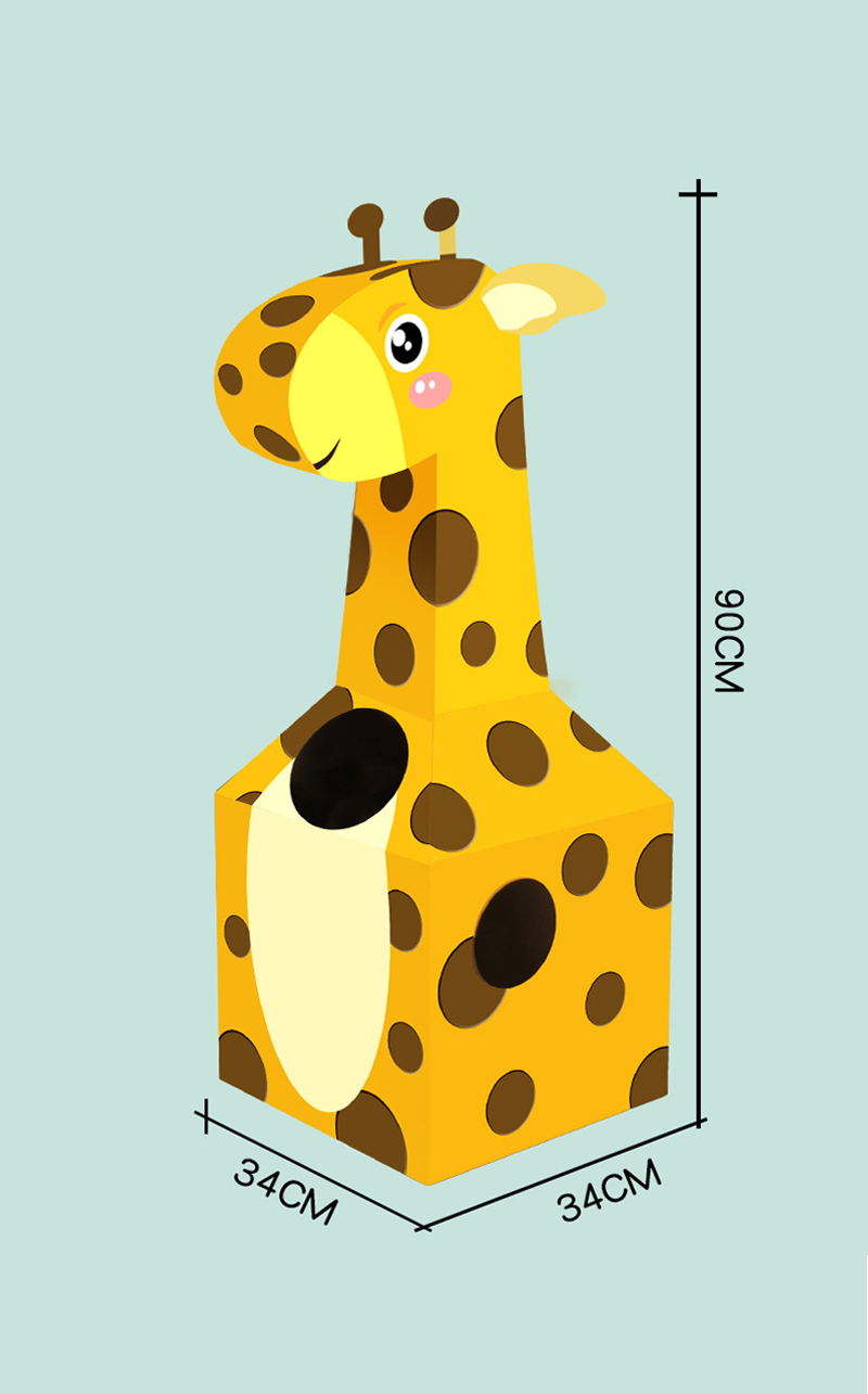 Animal-Cardboard-Wearable-Carton-Toys-Giraffe-Dinosaur-Childrens-Handmade-DIY-Model-Novelties-Toys-1562983-10