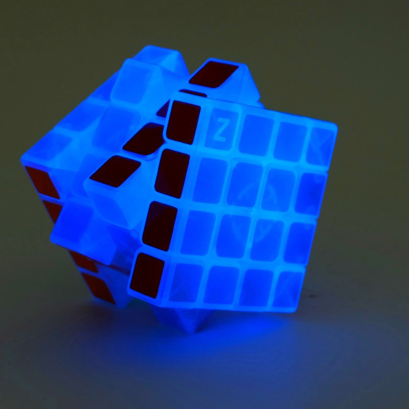 Classic-Magic-Cube-Toys-4x4x4-PVC-Sticker-Block-Puzzle-Speed-Cube-Dark-Luminous-1226505-2