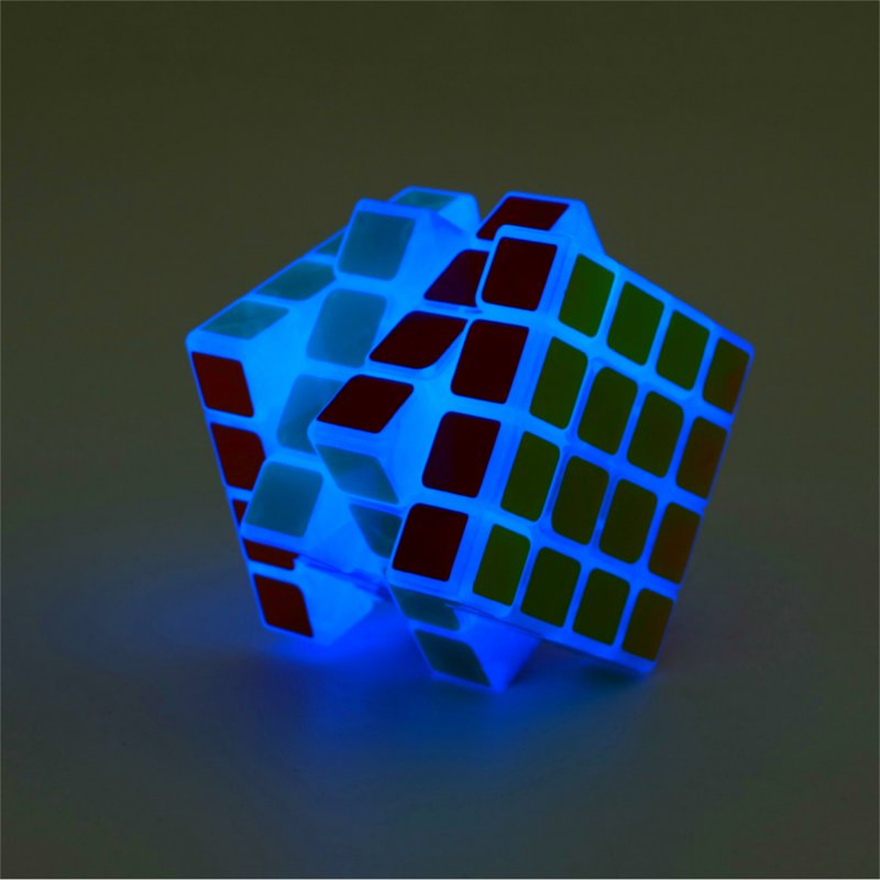 Classic-Magic-Cube-Toys-4x4x4-PVC-Sticker-Block-Puzzle-Speed-Cube-Dark-Luminous-1226505-4