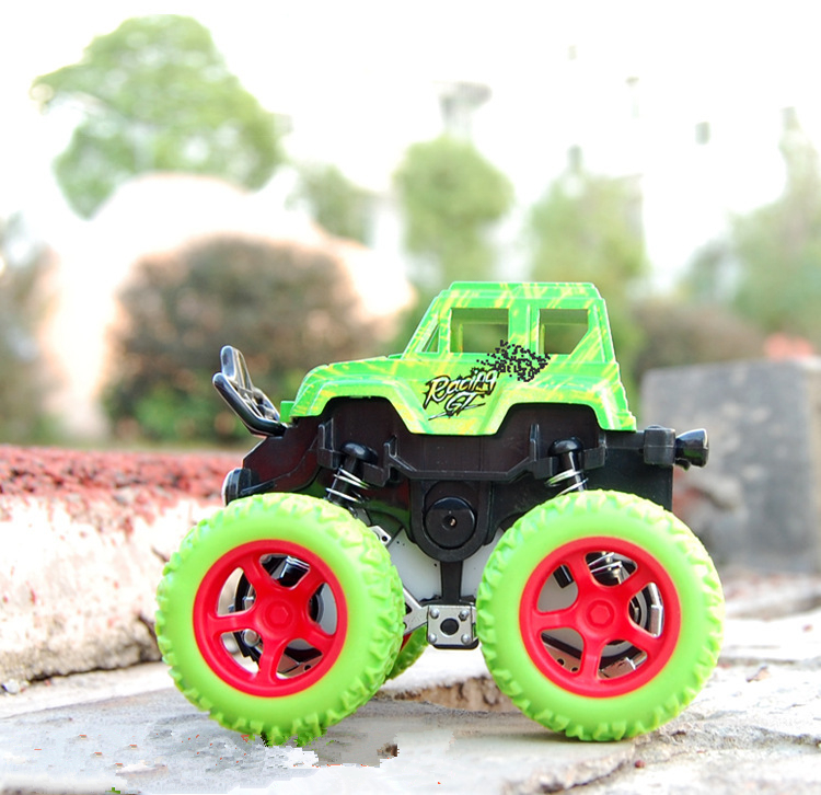 Classic-Pull-Back-Big-Foot-Wheel-Drive-Car-9cm-Rotatable-Friction-Power-Shockproof-Inertial-Blocks-T-1451246-5