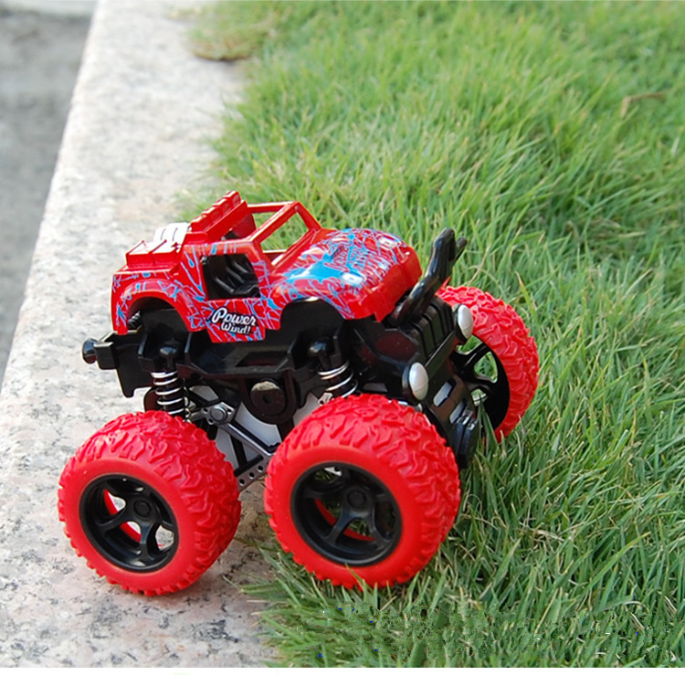 Classic-Pull-Back-Big-Foot-Wheel-Drive-Car-9cm-Rotatable-Friction-Power-Shockproof-Inertial-Blocks-T-1451246-6