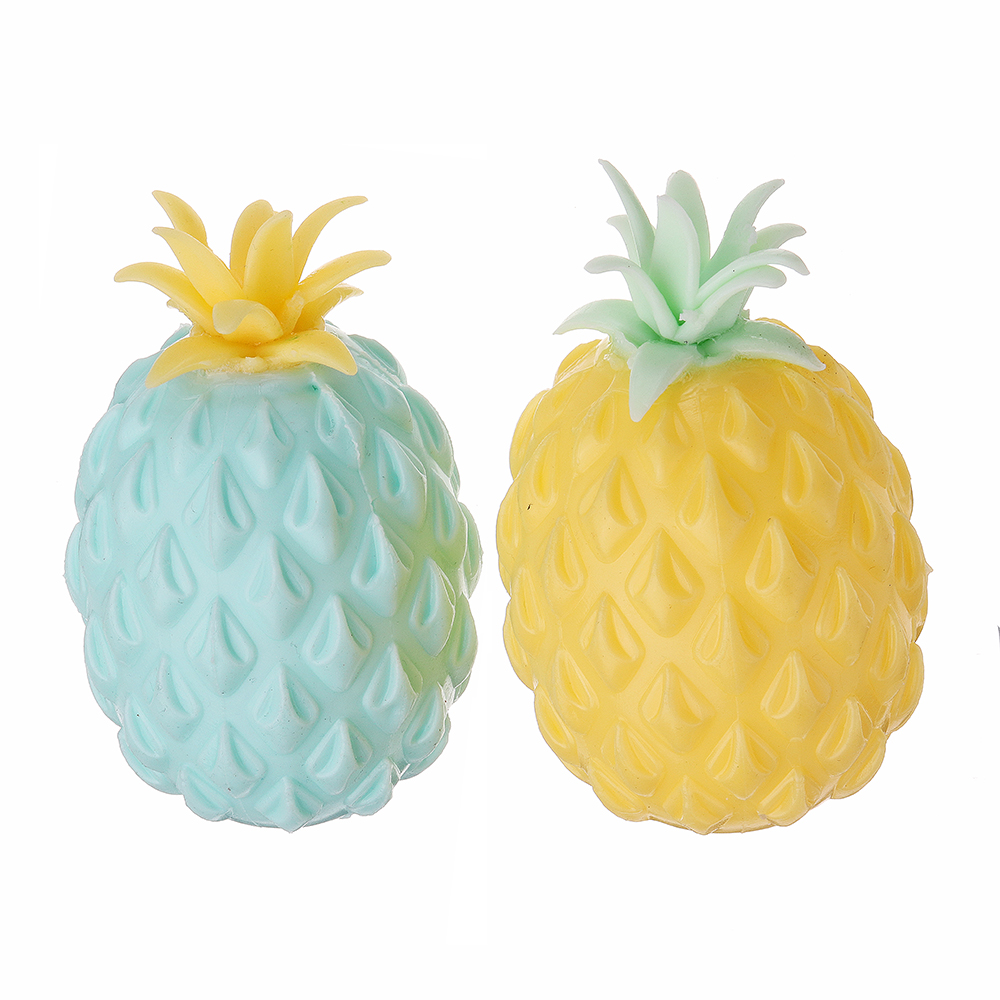 Squishy-MultiColor-Pineapple-Stress-Reliever-Ball-1175CM-Squeeze-Stressball-Party-Bag-Fun-Gift-1331576-1