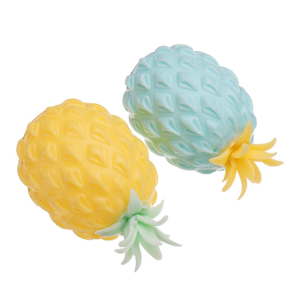 Squishy-MultiColor-Pineapple-Stress-Reliever-Ball-1175CM-Squeeze-Stressball-Party-Bag-Fun-Gift-1331576-2