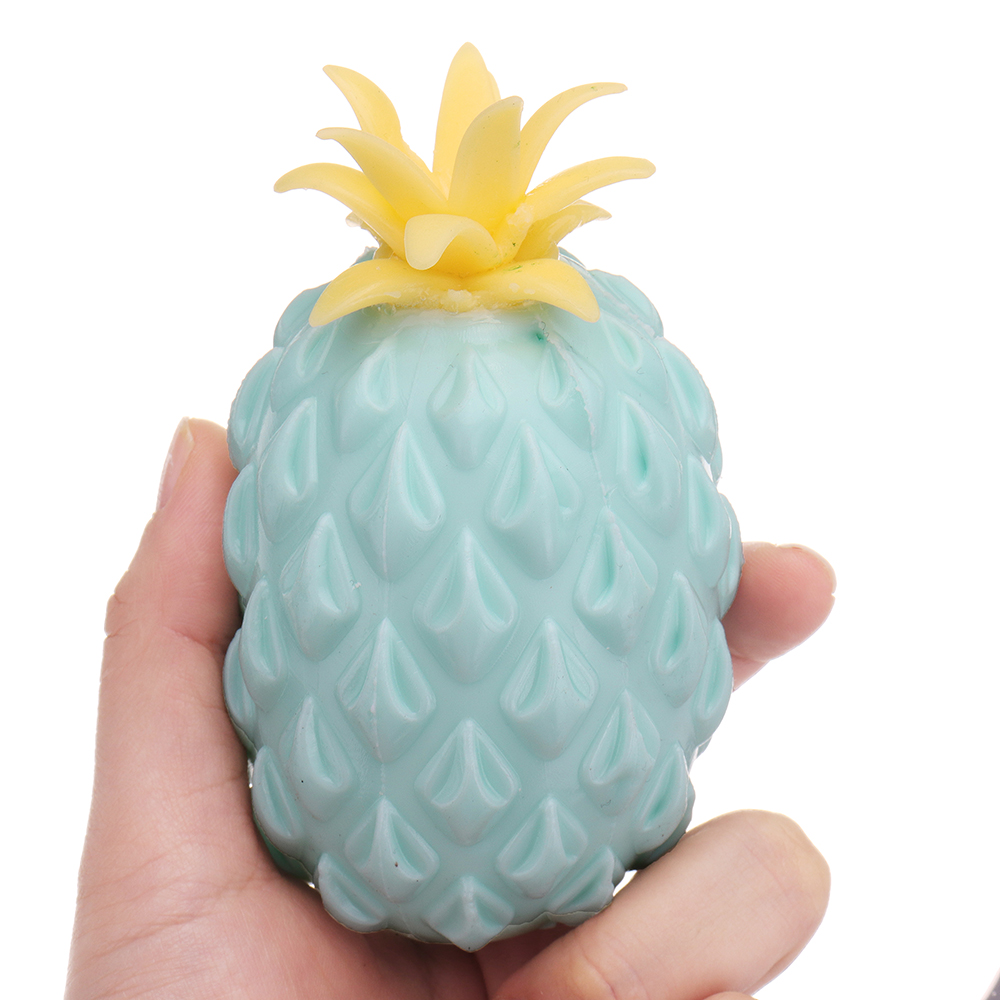 Squishy-MultiColor-Pineapple-Stress-Reliever-Ball-1175CM-Squeeze-Stressball-Party-Bag-Fun-Gift-1331576-3