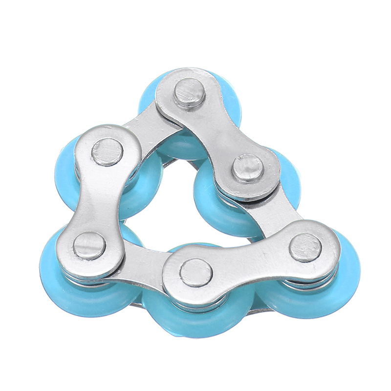Stainless-Steel-Colorful-Bicycle-Chain-Shape-Rotating-Fidget-Hand-Spinner-EDC-Reduce-Stress-Toys-1155943-4