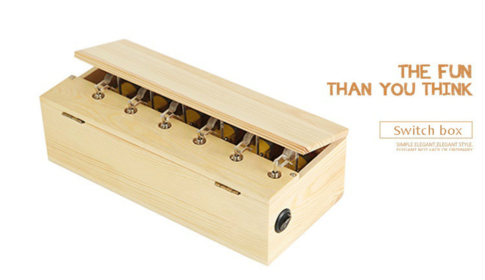 Stress-reduction-Toy-Multi-Switch-Wooden-Boring-Useless-Box-Strange-Fully-Assembled-Toy-Rechargeable-1866173-1