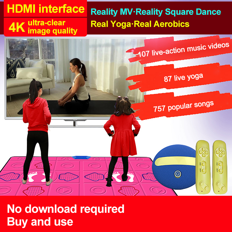 Dual-Player-Wired-Dancing-Mat-Pad-Computer-TV-Slimming-Dance-Blanket-with-Two-Somatosensory-Gamepad--1812098-11