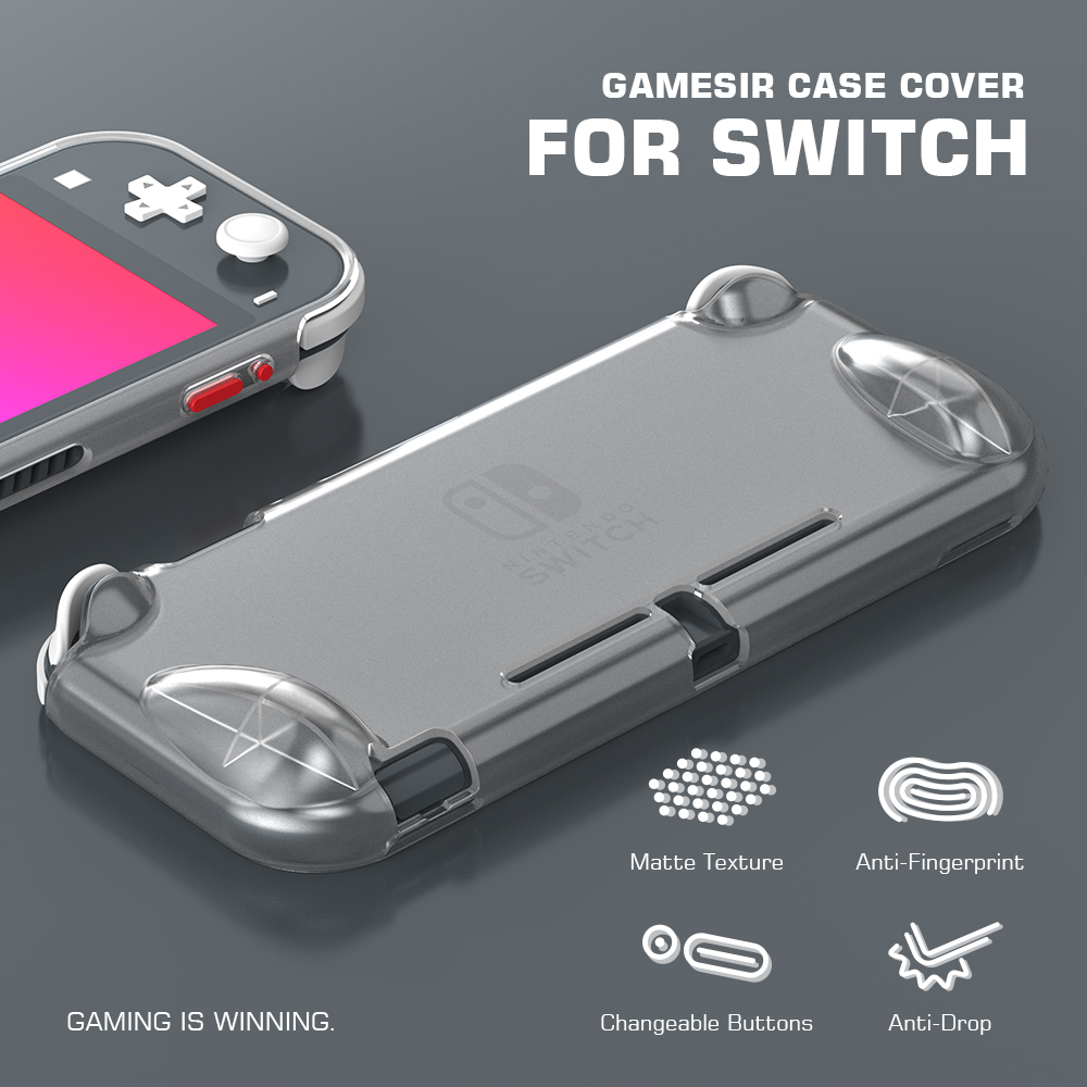 GAMESIR-GP205-TPU-Transparent-Switch-Lite-Frosted-Protective-Case-Game-Console-Crystal-Case-For-Nint-1665833-1