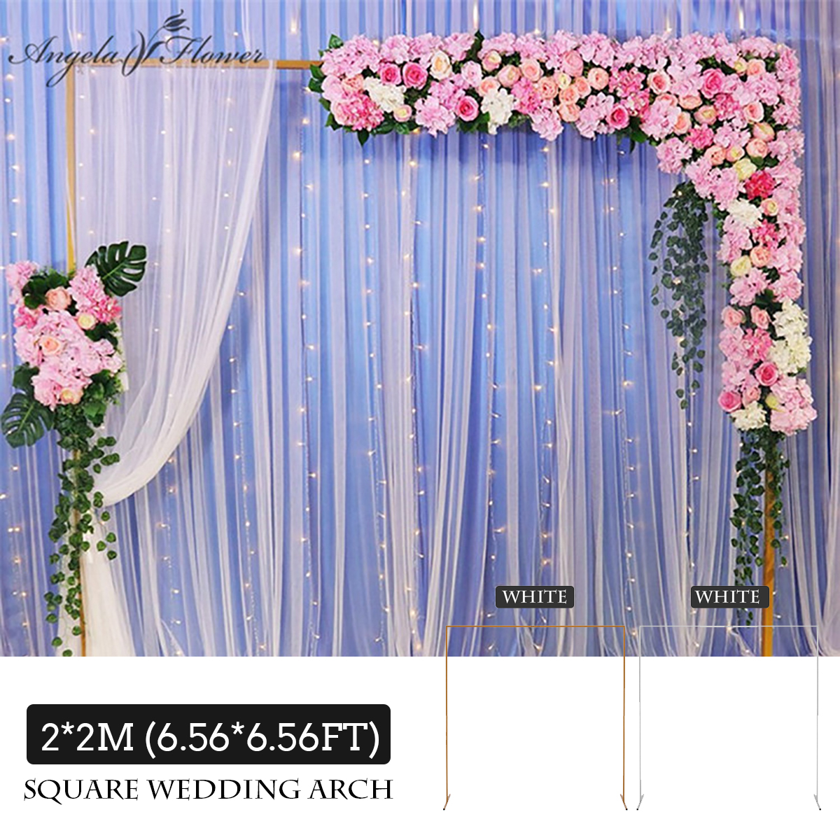 Garfans-Square-Metal-Arch-Wedding-Party-Bridal-Prom-Garden-Floral-Decoration-Party-Supplies-Decorati-1635386-3