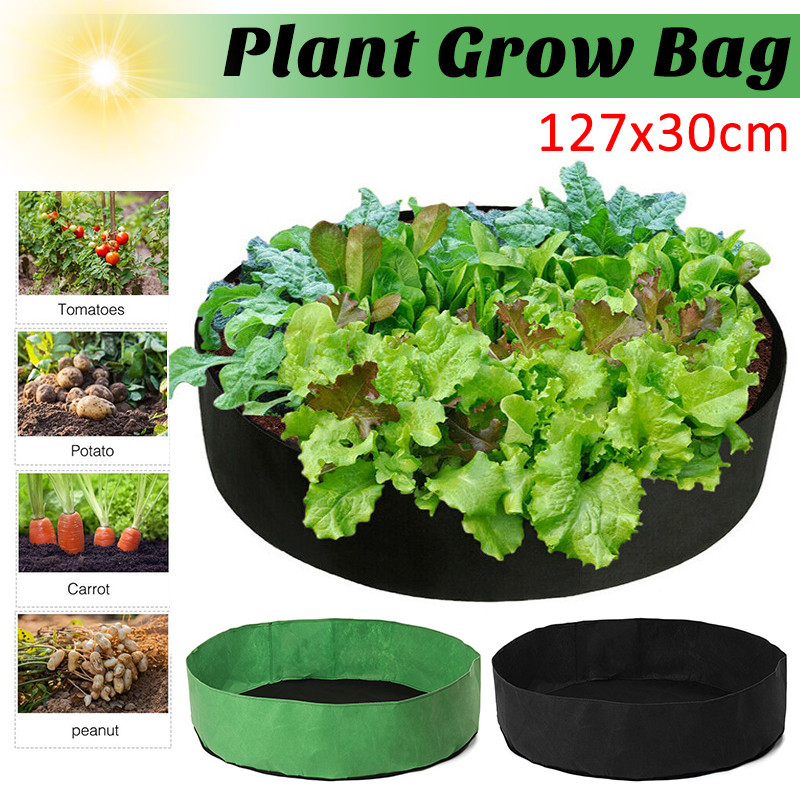 127x30cm-Planting-Grow-Bag-Raised-Plant-Bed-Garden-Flower-Planter-Vegetable-Bag-1684789-1