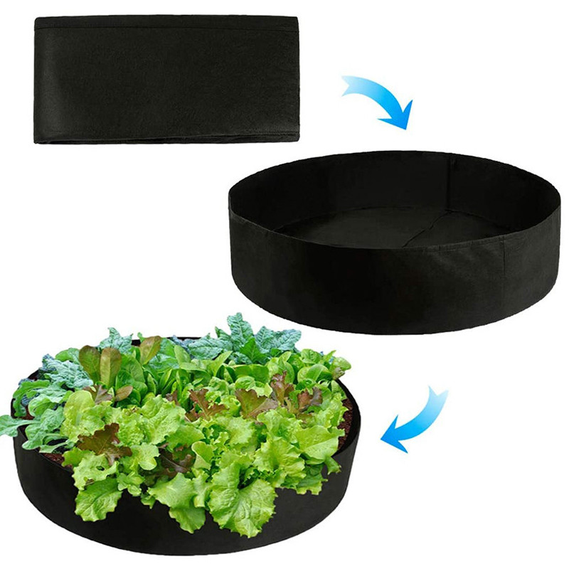 127x30cm-Planting-Grow-Bag-Raised-Plant-Bed-Garden-Flower-Planter-Vegetable-Bag-1684789-4