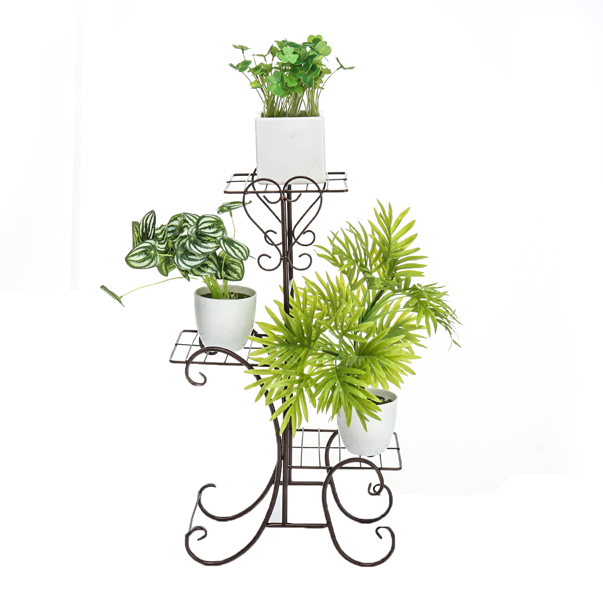 3-Layers-Metal-Flower-Shelf-Home-Floor-standing-Indoor-Space-Living-Room-Green-Bar-Flower-Pot-Rack-1806593-7