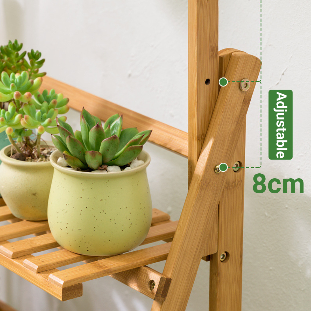 3-tier-Height-Adjustable-Foldable-Stair-floor-Flower-Pot-Stands-Rack-with-Removable-Pot-Hanging-Bar--1786440-6