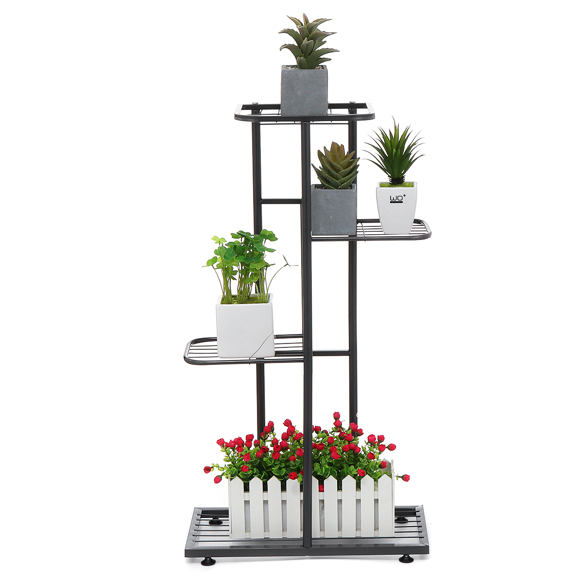 4-Layers-Retro-Iron-Flower-Stand-Pot-Plant-Display-Shelves-Garden-Home-Decoration-1720861-5
