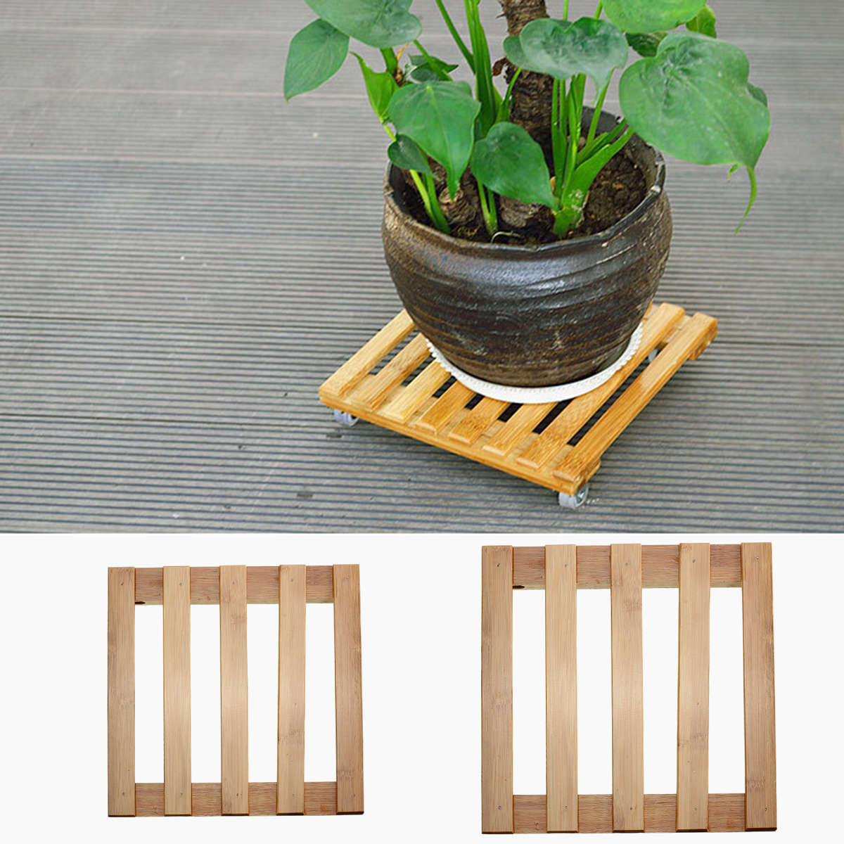 Flower-Plant-Pot-Stand-Base-Saucer-Tray-Rack-Roller-Moved-Pulley-Wheel-Garden-Decorations-1528838-3