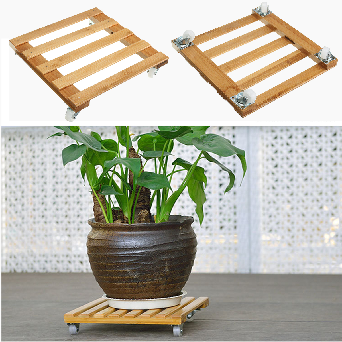 Flower-Plant-Pot-Stand-Base-Saucer-Tray-Rack-Roller-Moved-Pulley-Wheel-Garden-Decorations-1528838-4