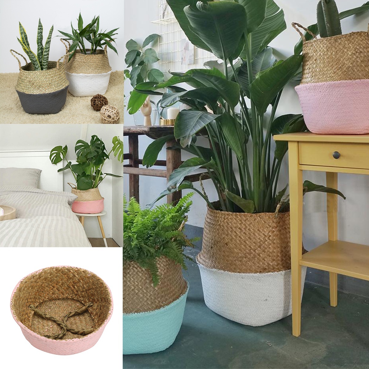 Foldable-Rattan-Straw-Basket-Flower-Pot-Hanging-Wicker-Storage-Baskets-Garden-Accessories-1217819-9