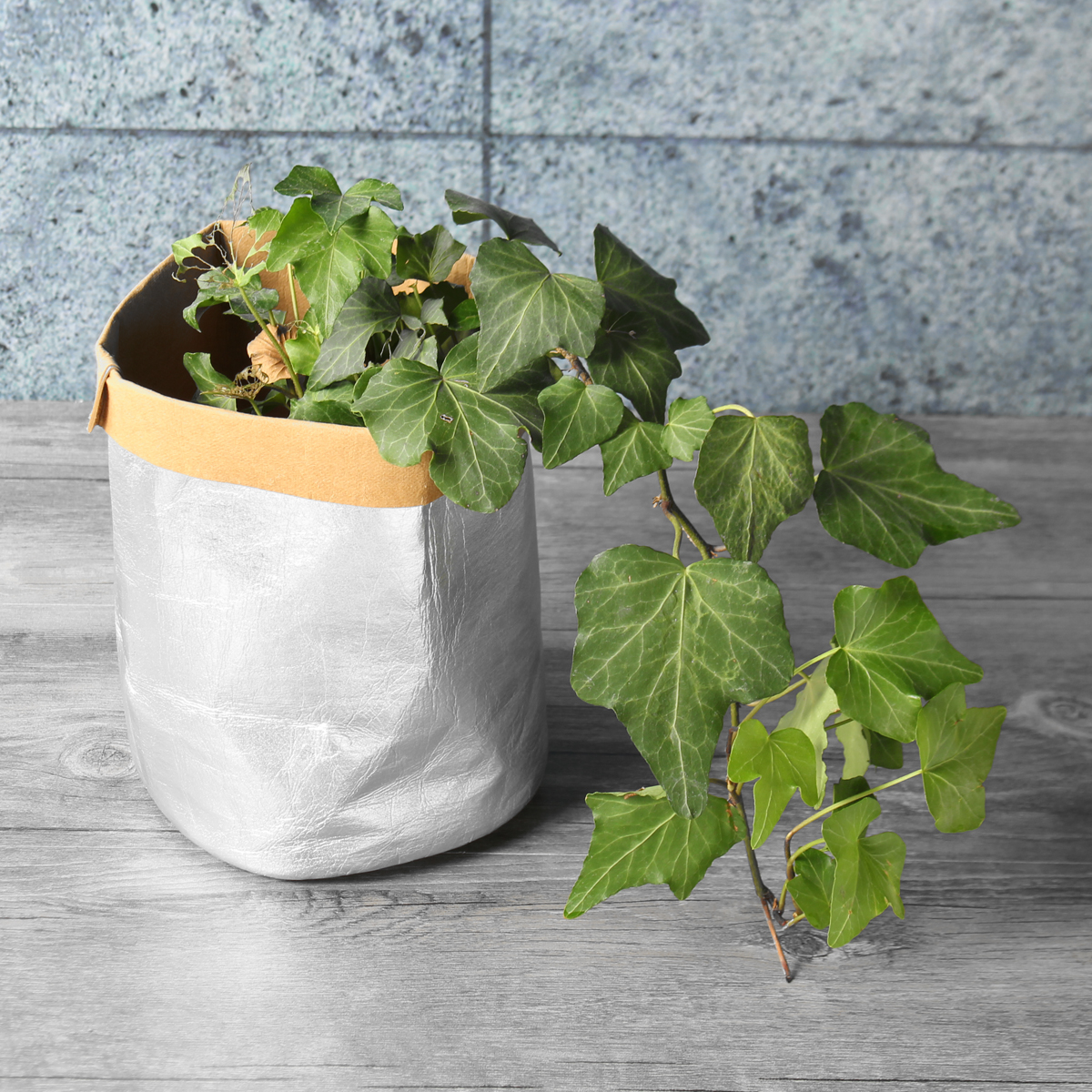 Gardening-Washable-Kraft-Paper-Bag-Plant-Flower-Pot-Multifunction-Home-Storage-Container-1302834-2