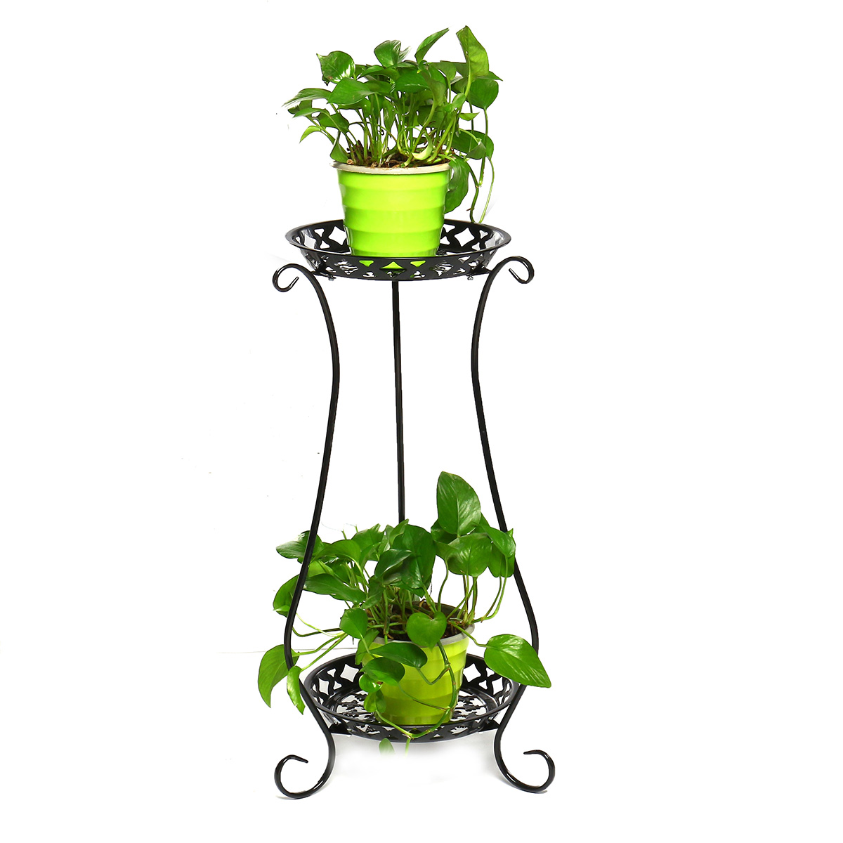 Iron-Multifunctional-Balcony-Floor-Standing-Succulent-Flower-Pot-Flower-Stand-1723839-6
