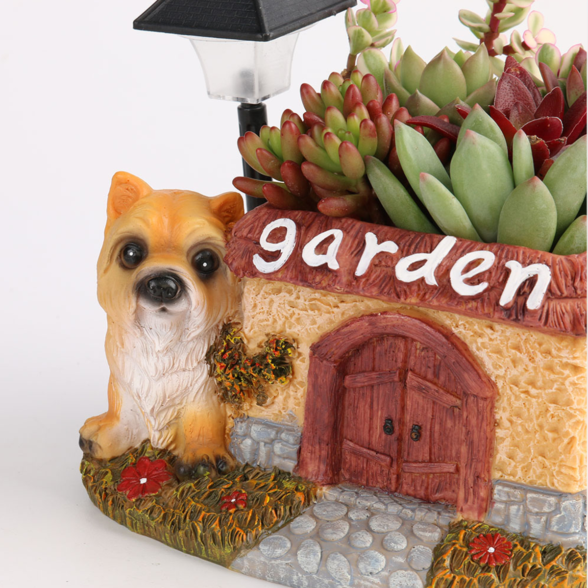 LED-Cute-Dog-Succulent-Flower-Pot-with-Drainage-Resin-Small-Flower-Pot-Garden-Plants-Pot-Desk-Flower-1423828-4