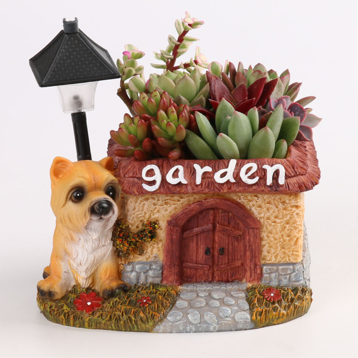 LED-Cute-Dog-Succulent-Flower-Pot-with-Drainage-Resin-Small-Flower-Pot-Garden-Plants-Pot-Desk-Flower-1423828-6