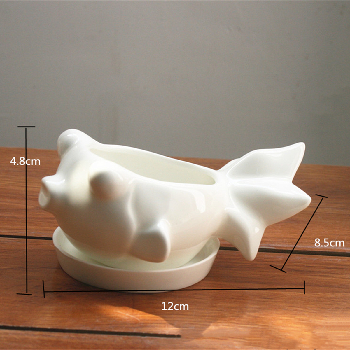 Rabbit-Ceramic-Flower-Pot-Planter-Outdoor-Indoor-Decoration-with-Round-Tray-1454876-8