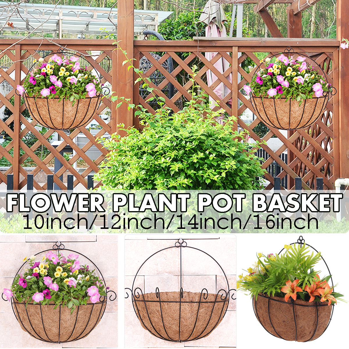 Semicircle-Flower-Basket-Plant-Pot-Holder-Wall-Hanging-Baskets-Metal-Flower-Pot-Planter-for-Home-Gar-1770308-1