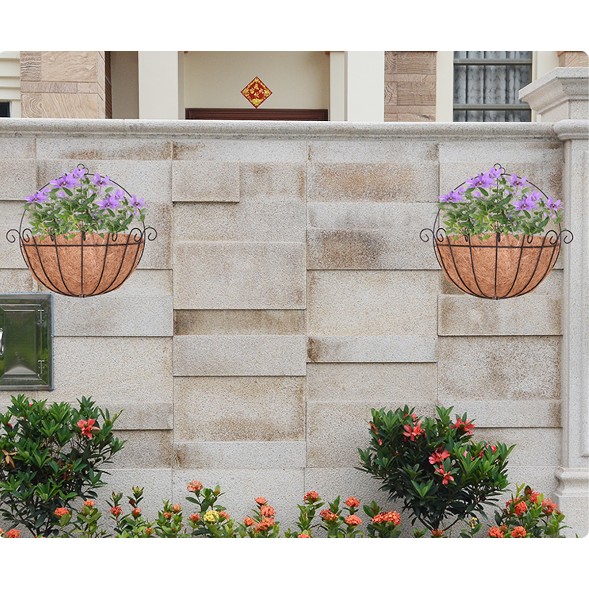 Semicircle-Flower-Basket-Plant-Pot-Holder-Wall-Hanging-Baskets-Metal-Flower-Pot-Planter-for-Home-Gar-1770308-8