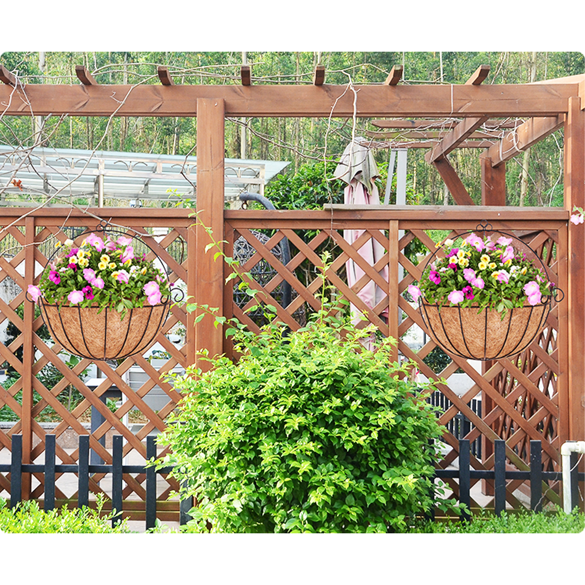 Semicircle-Flower-Basket-Plant-Pot-Holder-Wall-Hanging-Baskets-Metal-Flower-Pot-Planter-for-Home-Gar-1770308-9