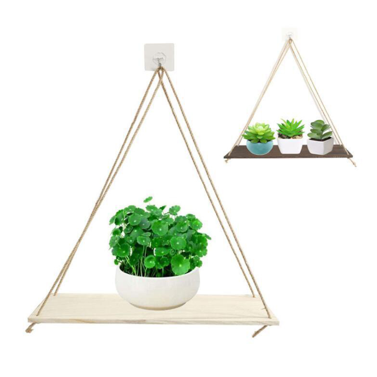 Wooden-Hanging-Shelf-Swing-Floating-Shelves-Rope-Wall-Display-Rack-Decorate-1828914-9