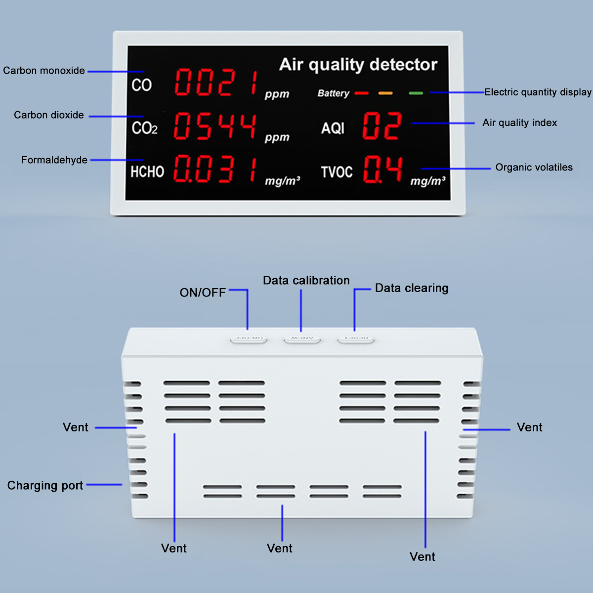 CO-CO2-HCHO-TVOC-AQI-Tester-Detector-LED-Digital-Air-Quality-Monitor-Indoor-Outdoor-Gas-Analyzer-1893976-8