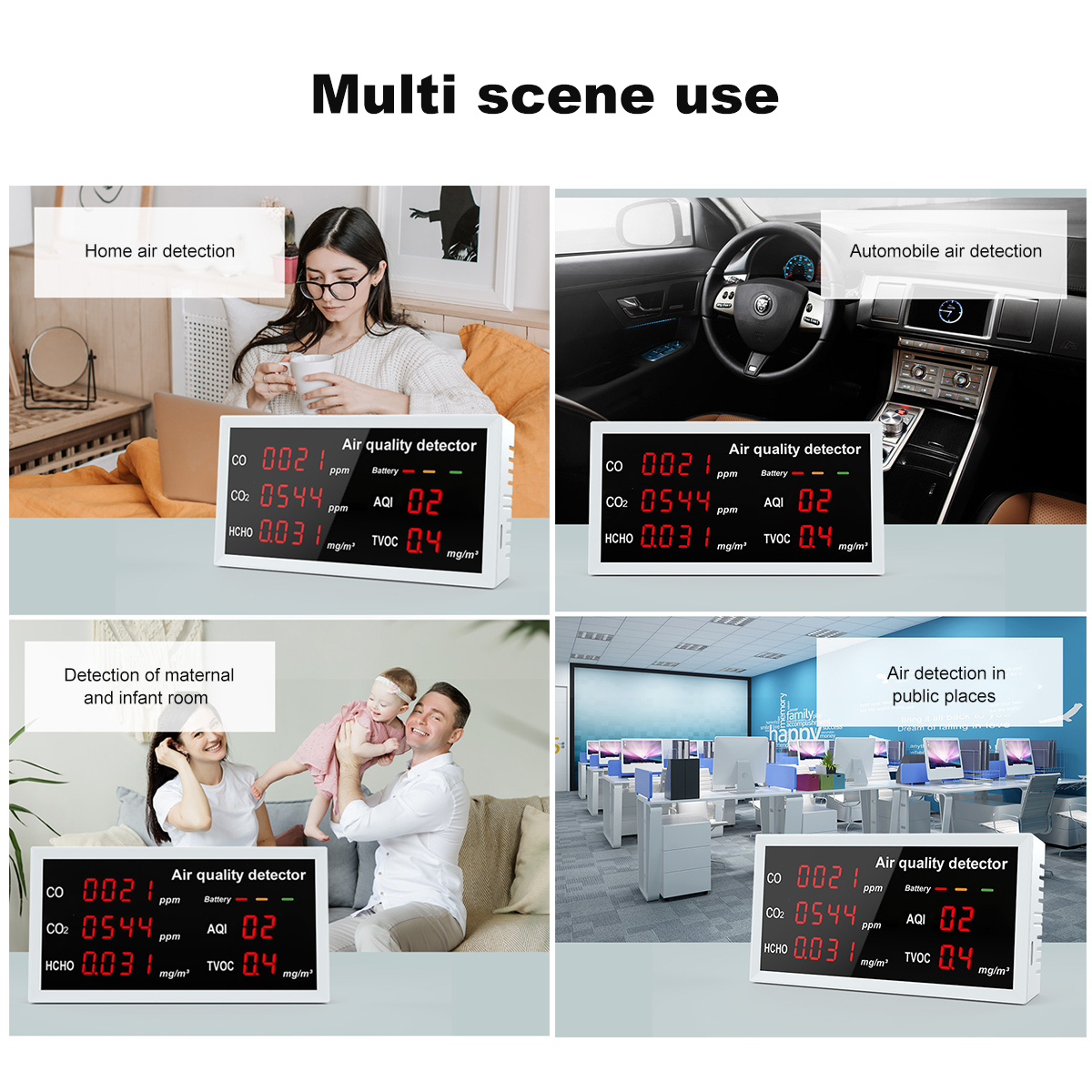 CO-CO2-HCHO-TVOC-AQI-Tester-Detector-LED-Digital-Air-Quality-Monitor-Indoor-Outdoor-Gas-Analyzer-1893976-10