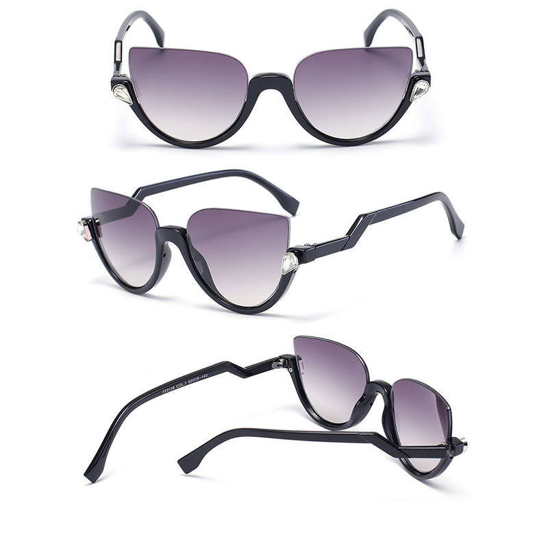 Men-Women-Personality-Metal-Frame-Glasses-UV400-90-Visible-Light-High-Precision-Sunglasses-1544127-6